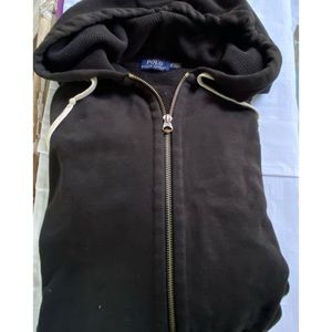 Black zip up sweatshirt